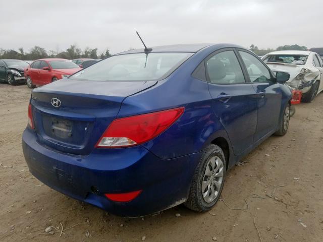 KMHCT4AE0HU212421 - 2017 HYUNDAI ACCENT SE  photo 4