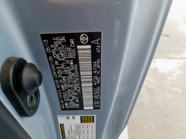 JTKJF5C73E3069496 - 2014 TOYOTA SCION TC  照片 10