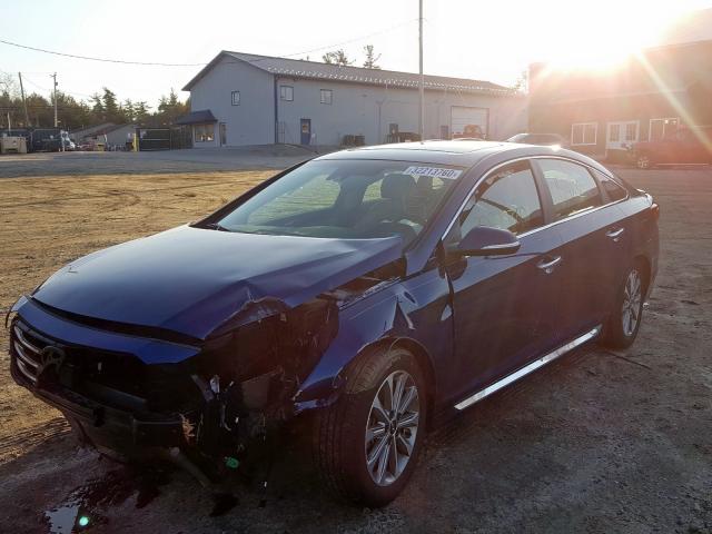 5NPE34AF9HH566468 - 2017 HYUNDAI SONATA SPORT  Foto 2
