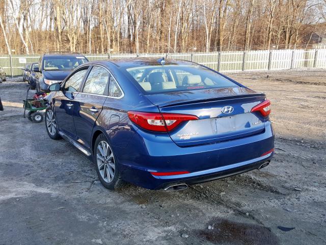 5NPE34AF9HH566468 - 2017 HYUNDAI SONATA SPORT  photo 3