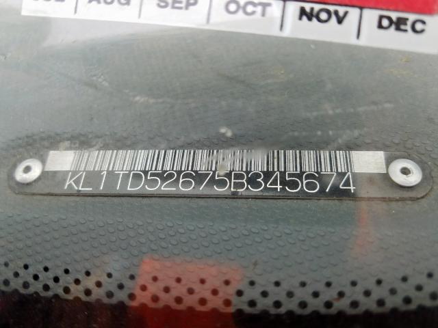 KL1TD52675B345674 - 2005 CHEVROLET AVEO BASE  photo 10