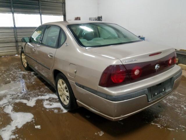 2G1WF52E639241532 - 2003 CHEVROLET IMPALA  photo 3