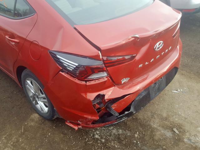 5NPD84LF8KH477170 - 2019 HYUNDAI ELANTRA SEL  photo 9