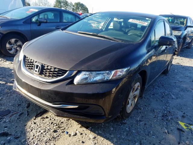 2HGFB2F53EH542832 - 2014 HONDA CIVIC LX  photo 2