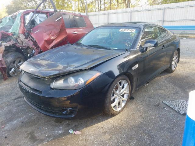 KMHHN66F78U291180 - 2008 HYUNDAI TIBURON GT  photo 2