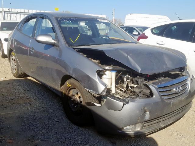 KMHDU4AD1AU180089 - 2010 HYUNDAI ELANTRA BLUE  photo 1