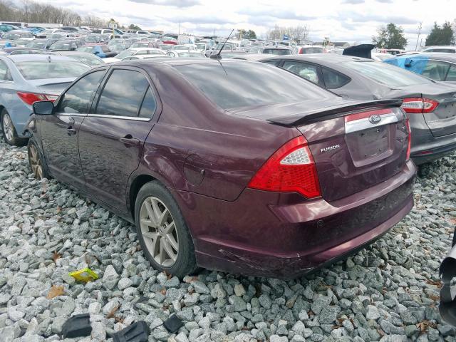 3FAHP0JA7CR427627 - 2012 FORD FUSION SEL  photo 3