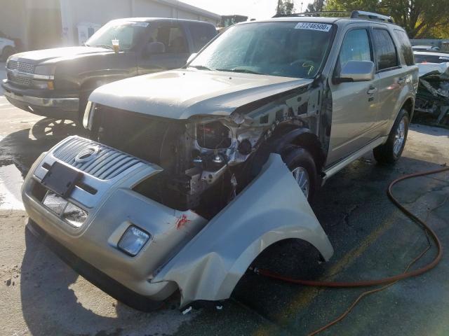 4M2CN9HGXAKJ16696 - 2010 MERCURY MARINER PREMIER  photo 2