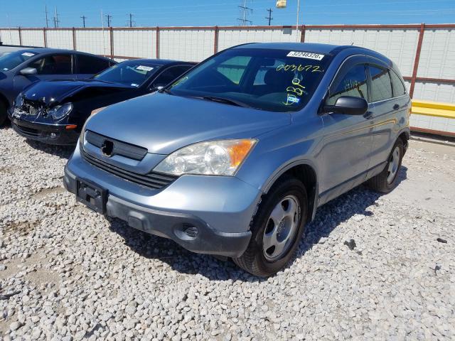 JHLRE38317C003672 - 2007 HONDA CR-V LX  photo 2