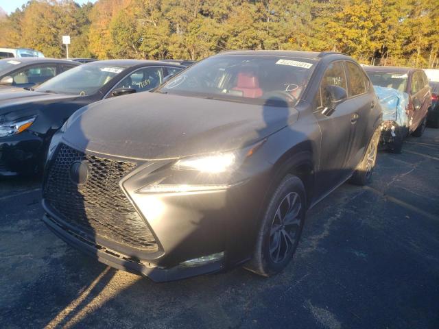 JTJBARBZ1F2038238 - 2015 LEXUS NX 200T BLACK photo 2