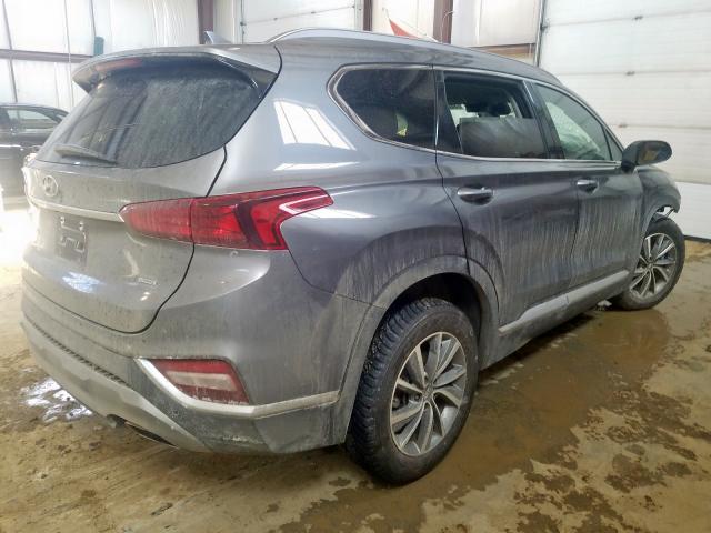 5NMS3CAD7KH004276 - 2019 HYUNDAI SANTA FE SEL  photo 4