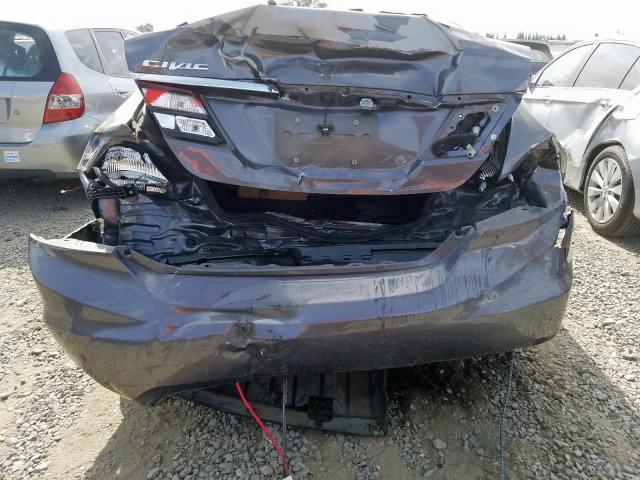 19XFB2F91EE275056 - 2014 HONDA CIVIC EXL  photo 9