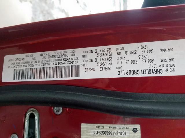 1C4NJRFB6CD538411 - 2012 JEEP PATRIOT LATITUDE  photo 10