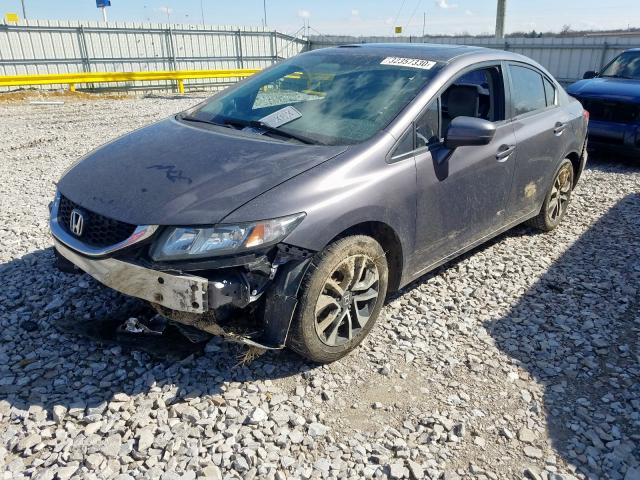 19XFB2F86EE060988 - 2014 HONDA CIVIC EX  photo 2