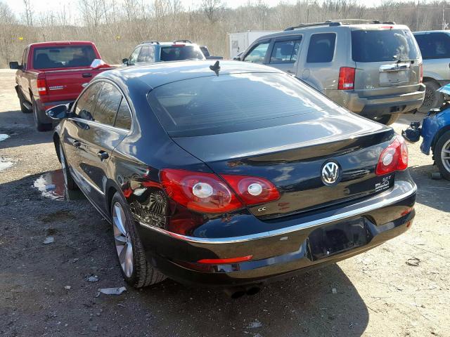 WVWHN7AN0CE517183 - 2012 VOLKSWAGEN CC LUXURY  photo 3