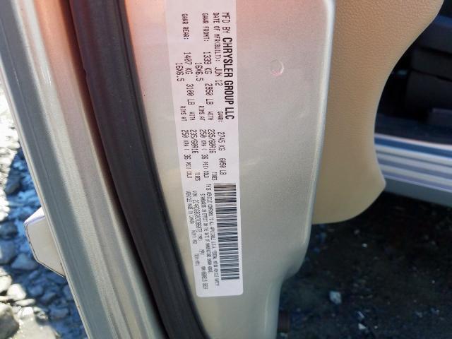 2C4RDGBG0CR386072 - 2012 DODGE GRAND CARAVAN SE  photo 10