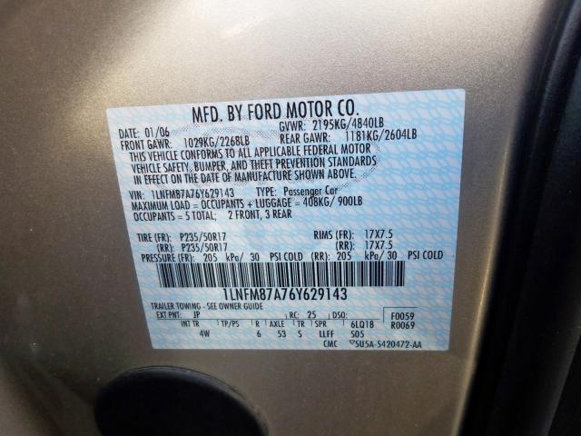 1LNFM87A76Y629143 - 2006 LINCOLN LS  照片 10