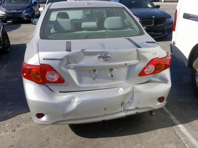 2T1BU4EE6AC528044 - 2010 TOYOTA COROLLA BASE  photo 9