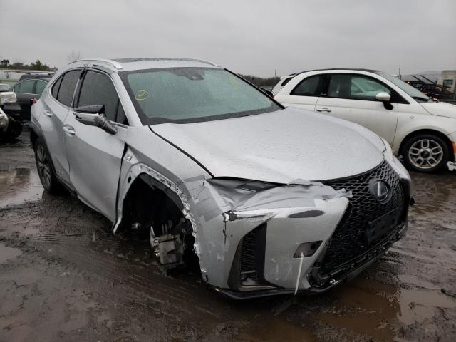 JTHU9JBH9K2001461 - 2019 LEXUS UX 250H SILVER photo 1