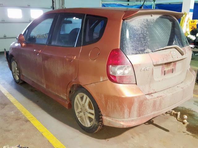 JHMGD37627S800309 - 2007 HONDA FIT S  photo 3