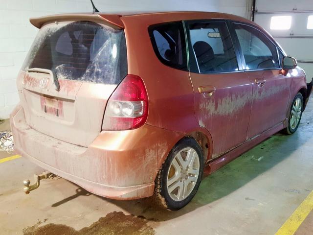 JHMGD37627S800309 - 2007 HONDA FIT S  photo 4