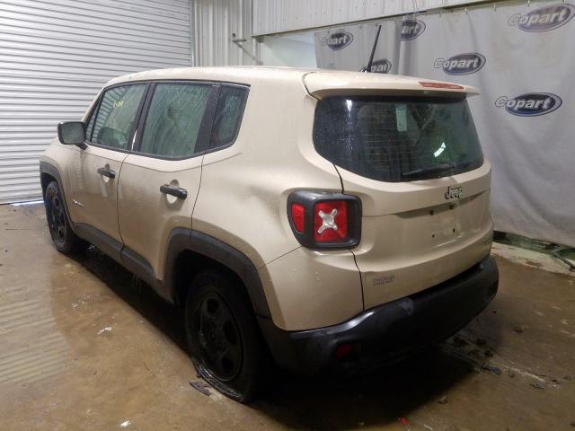 ZACCJAAT1FPB42921 - 2015 JEEP RENEGADE SPORT  photo 3