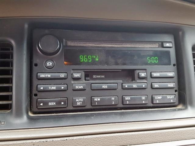 2MEFM75W43X701097 - 2003 MERCURY GRAND MARQUIS LS  photo 9