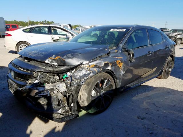 SHHFK7H99KU203164 - 2019 HONDA CIVIC SPORT TOURING  photo 2