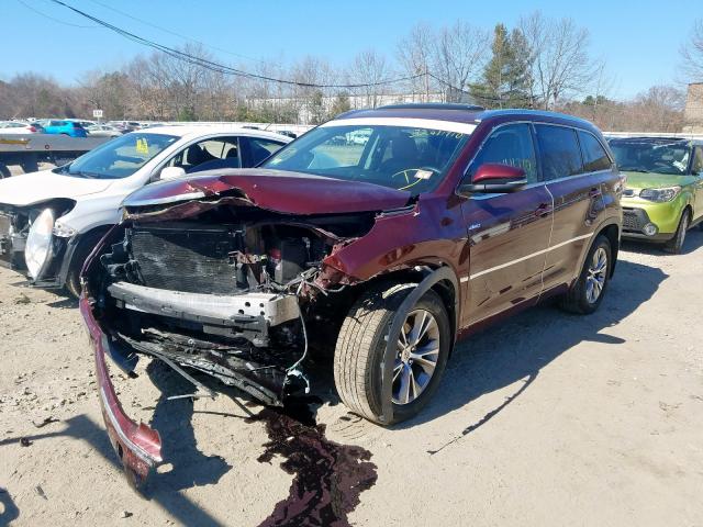 5TDJKRFH7FS198310 - 2015 TOYOTA HIGHLANDER XLE  ფოტო 2