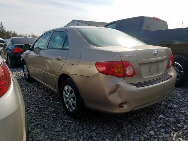 2T1BU40E79C153882 - 2009 TOYOTA COROLLA BASE  foto 3