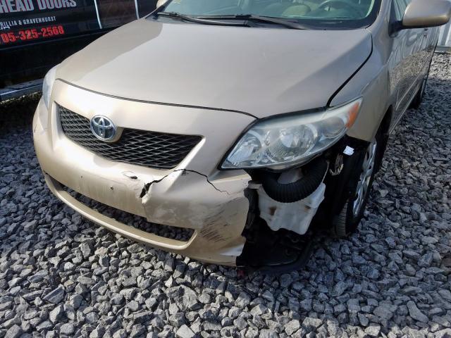 2T1BU40E79C153882 - 2009 TOYOTA COROLLA BASE  foto 9