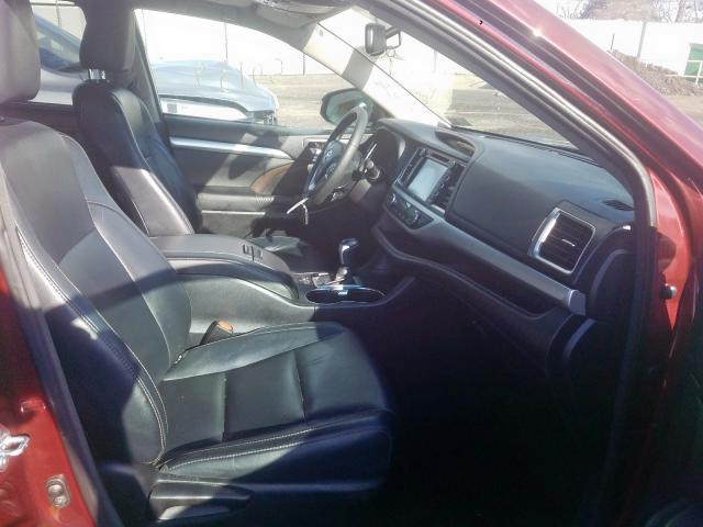 5TDJKRFHXFS196616 - 2015 TOYOTA HIGHLANDER XLE  ფოტო 5