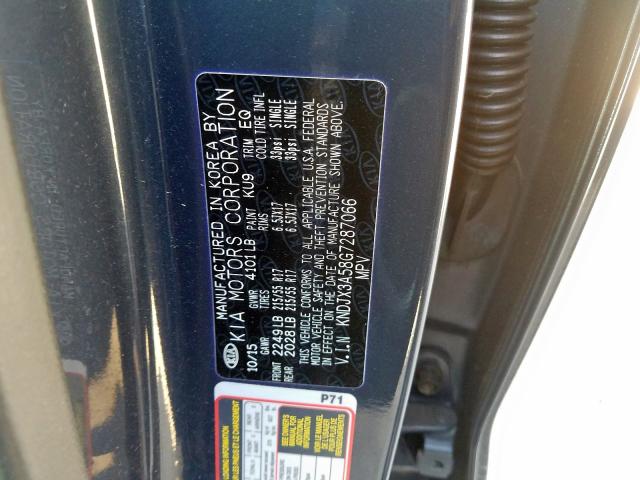 KNDJX3A58G7287066 - 2016 KIA SOUL !  foto 10