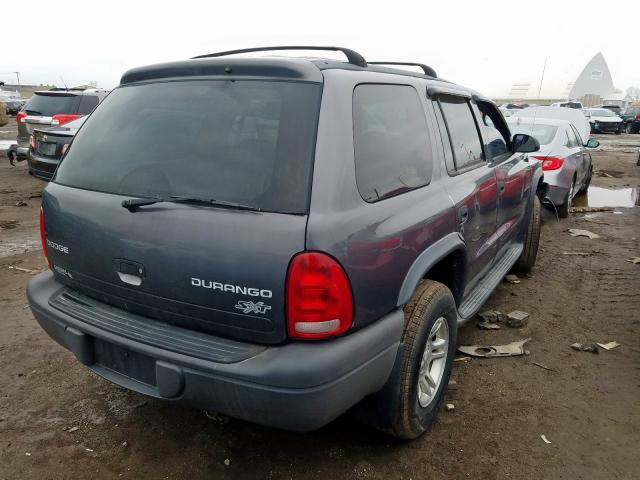 1D4HS38NX3F574883 - 2003 DODGE DURANGO SPORT  photo 4