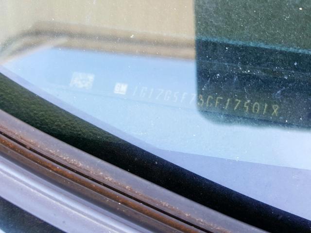 1G1ZG5E73CF175018 - 2012 CHEVROLET MALIBU LTZ  ფოტო 10