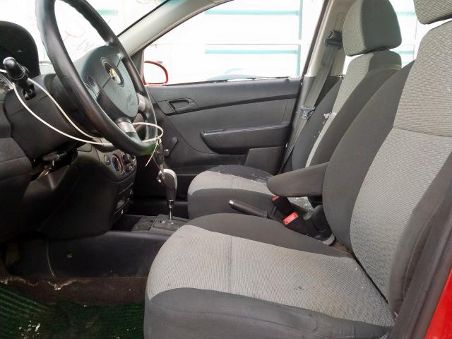 3G1TB6DG5BL140299 - 2011 CHEVROLET AVEO LS  ფოტო 5