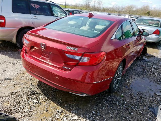 1HGCV3F53JA006097 - 2018 HONDA ACCORD HYBRID EXL  photo 4