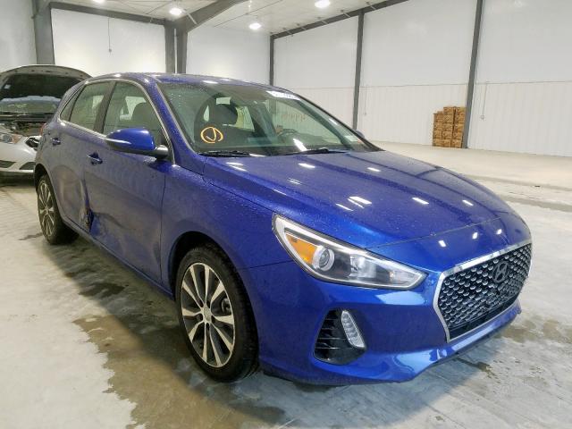 KMHH35LE0JU080615 - 2018 HYUNDAI ELANTRA GT BLUE photo 1