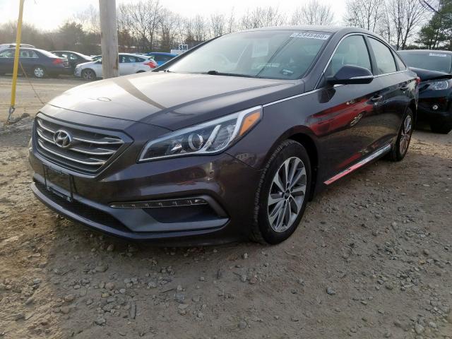 5NPE34AFXGH429537 - 2016 HYUNDAI SONATA SPORT  Foto 2