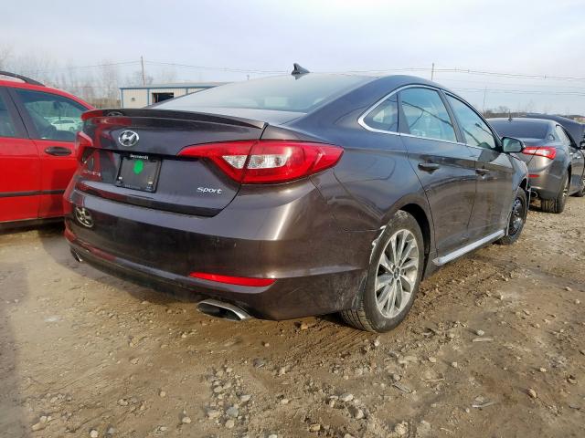 5NPE34AFXGH429537 - 2016 HYUNDAI SONATA SPORT  photo 4