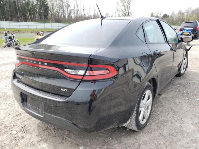 1C3CDFBB6GD593454 - 2016 DODGE DART SXT BLACK photo 4