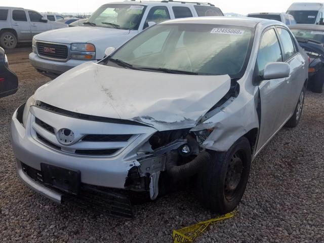 2T1BU4EE6BC549266 - 2011 TOYOTA COROLLA BASE  photo 2