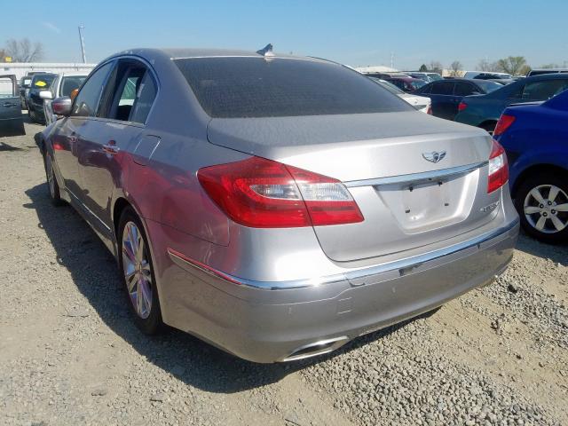 KMHGC4DF4CU177168 - 2012 HYUNDAI GENESIS 4.6L  photo 3