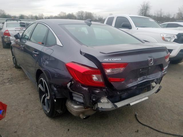 1HGCV1F31JA151352 - 2018 HONDA ACCORD SPORT  photo 3