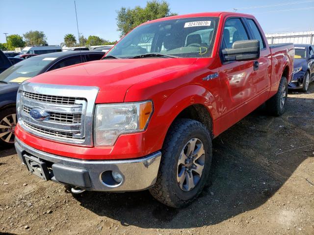 1FTFX1EF8DFC58097 - 2013 FORD F150 SUPER CAB  photo 2