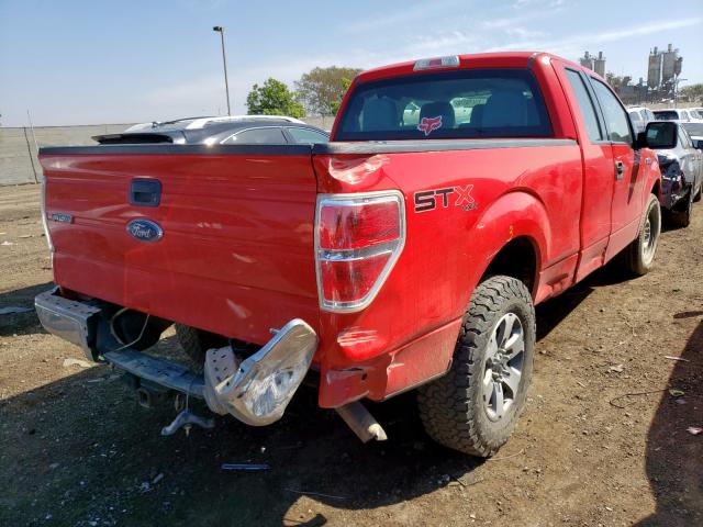 1FTFX1EF8DFC58097 - 2013 FORD F150 SUPER CAB  photo 4