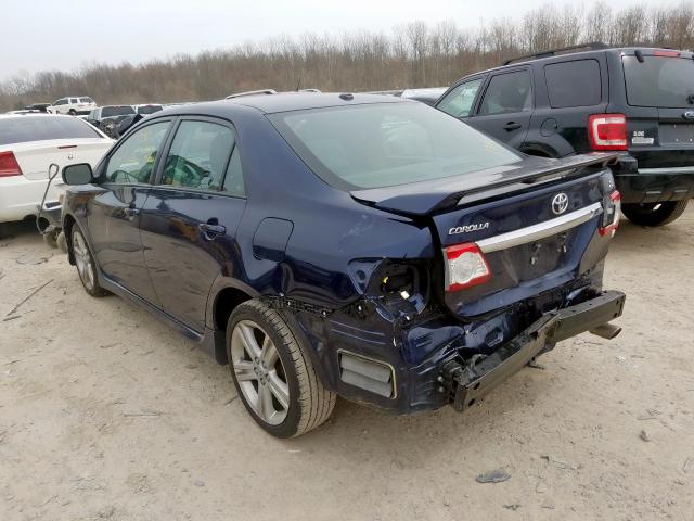 2T1BU4EE2DC025292 - 2013 TOYOTA COROLLA BASE  foto 3