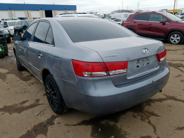 5NPET46C57H230524 - 2007 HYUNDAI SONATA GLS  photo 3