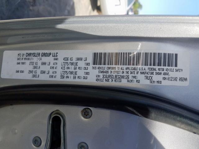 3C6UR5DL8EG200126 - 2014 RAM 2500 SLT  foto 10