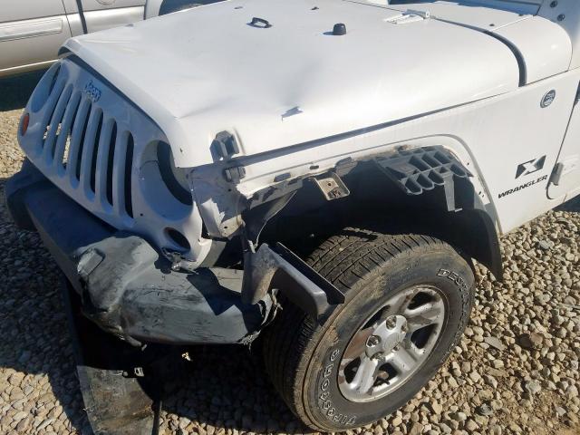 1J4FZ24108L570115 - 2008 JEEP WRANGLER X  photo 9